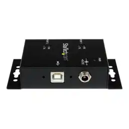 StarTech.com Hub adaptateur industriel USB vers série 2 ports à fixation murale avec clips de rail DIN -... (ICUSB2322I)_7